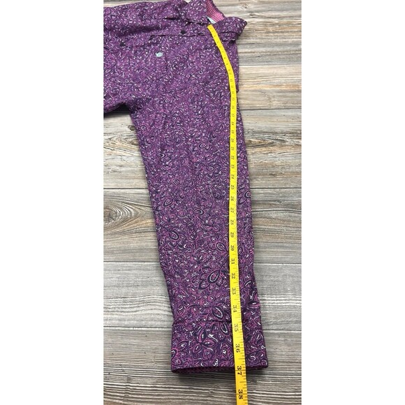 Cinch Shirt Mens XL Purple Paisley Button Down Flip Cuff  Western Cowboy Rodeo - Picture 13 of 16
